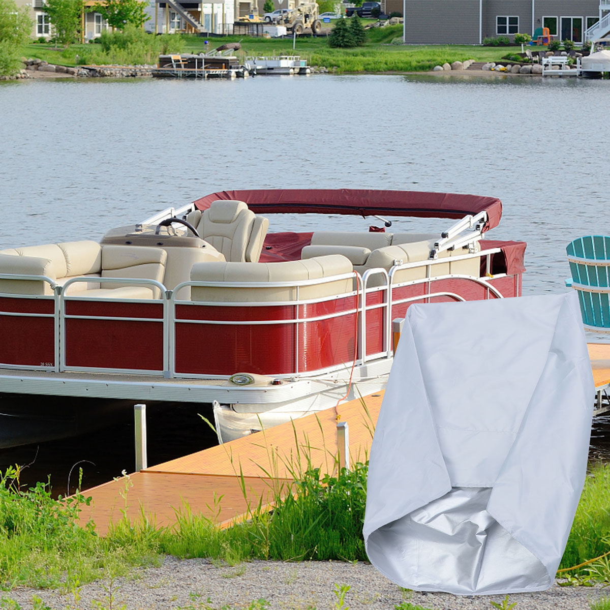 غطاء مقعد قارب من قماش أكسفورد - مراجعة Fishing Boat Cover وسعره