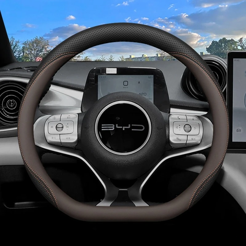غطاء عجلة قيادة جلدي رفيع للغا - مراجعة Fishing Boat Steering Wheel وسعره